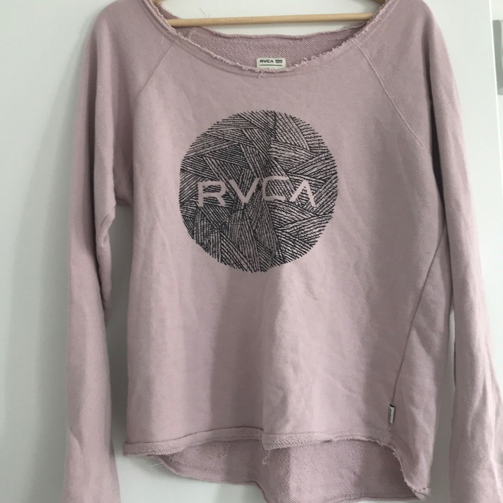 RVCA purple sweater